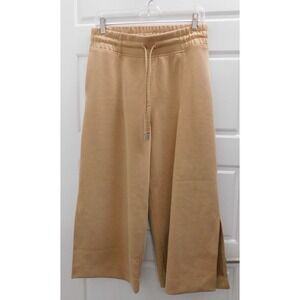Lululemon | Size 8 | Soft Ambitions‎ High Rise Crop Wide Leg Beige Pants